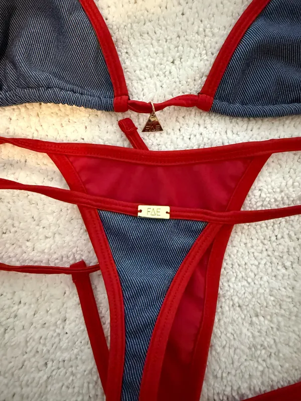 Fae swimwear set Red Size XS - Image 2