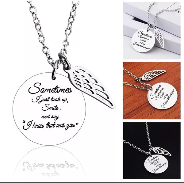 Boutique I Know That Was You, Grief Gift, Lost Loved One Gift, Daily Reminder, Funeral Gift, Loss Necklace, Gift To Friend, Gift To Family - Image 2
