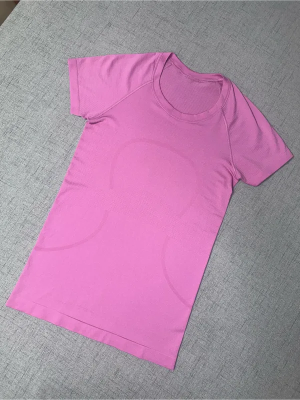 Lululemon Swiftly Tech Short Sleeve Shirt 2.0 Pink Blossom Size 6 - Image 5