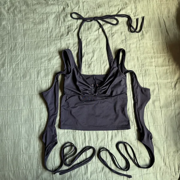 Black Cut Out Top - Image 2