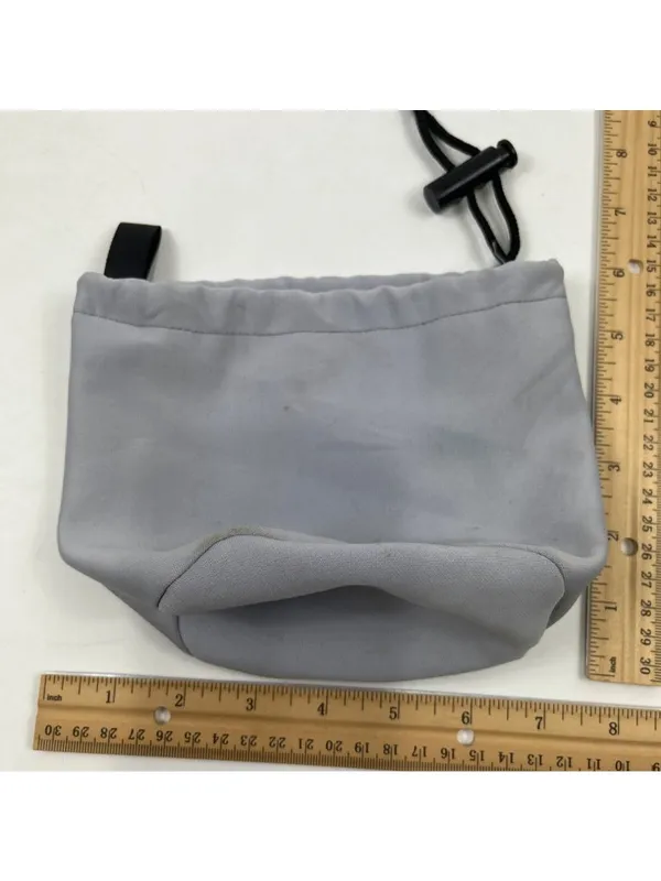 Light Gray G-Force Chalk Bag With Drawstring & Clip For Rock Climbing 9j - Image 2