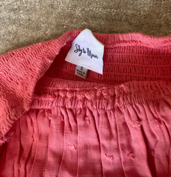 Sky to Moon Boho Pink Rose Pink Strapless Romper Dress - Image 3
