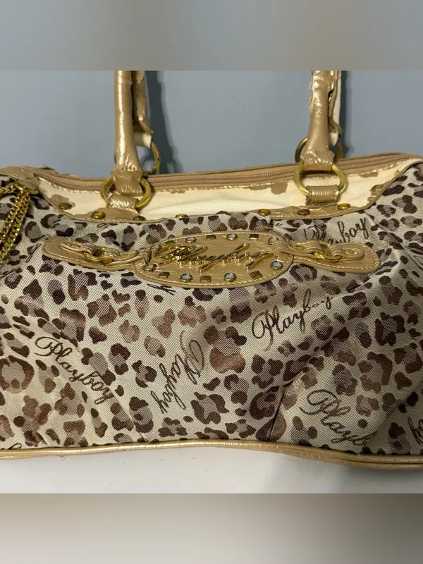 Playboy Y2K vintage leopard bag - Image 2