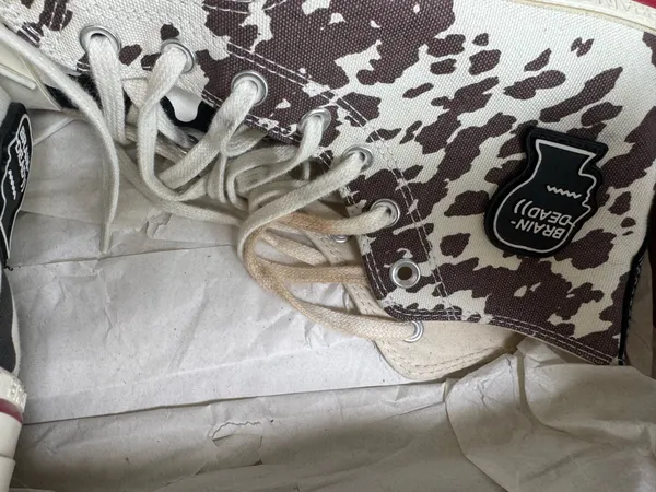 Brain Dead Converse Cow Print High-Tops - Image 5