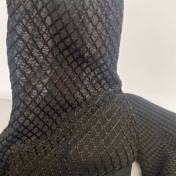 Zara Whimsigoth Mesh Heeled Zip up Booties Black Size 39 US 8.5 - Image 9