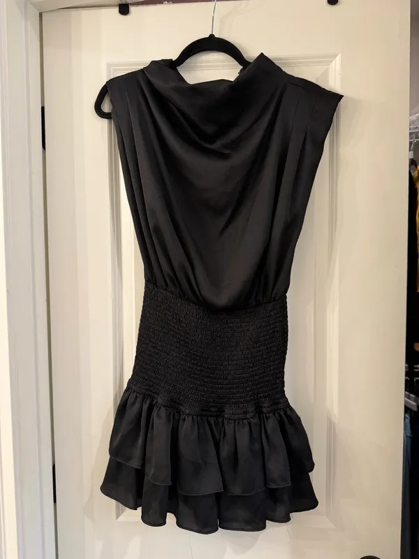 Highland Park Black Mini Dress - Image 2
