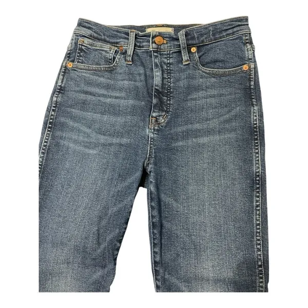 Madewell High Rise / waisted Skinny Womens 29 Stretch Dark Wash Denim Jeans - Image 6