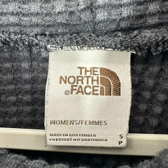 The North Face Womens Waffle Knit‎ Mock Neck Pullover Sweatshirt Charcoal Grey - Image 9