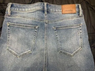 Hidden Jeans Distressed Wide-Leg High-Rise 30 - Image 7