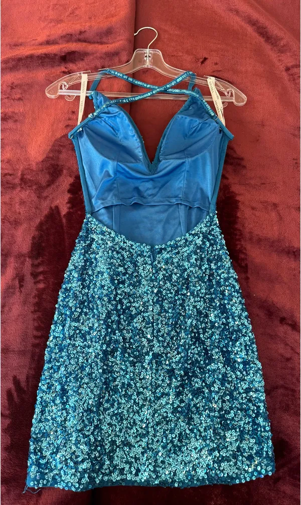 Amarra homecoming dress Blue Size 00 - Image 2