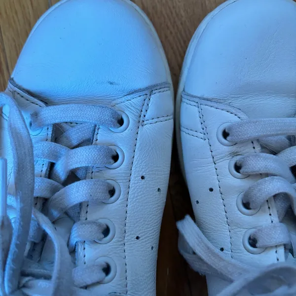 Adidas‎ Stan Smith White Matte Grey Sneakers Women's Size 7.5 Low Top Classic - Image 7