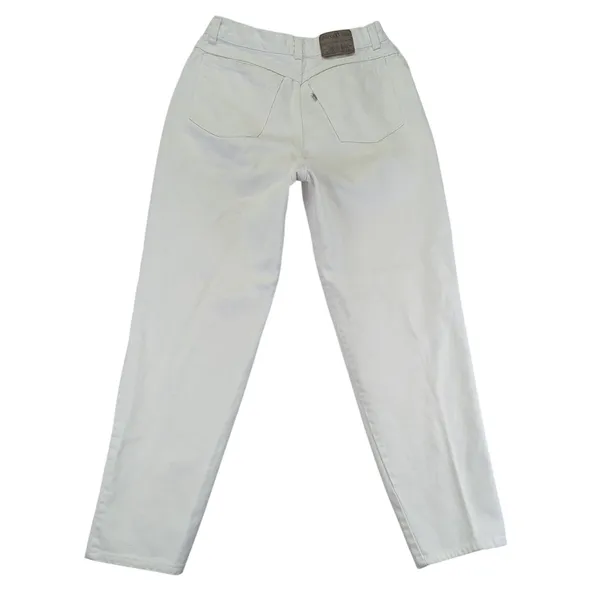 Vintage‎ 90s Levi's 900 Series High Waisted Jeans Womens 13 White Mom Straight - Image 2