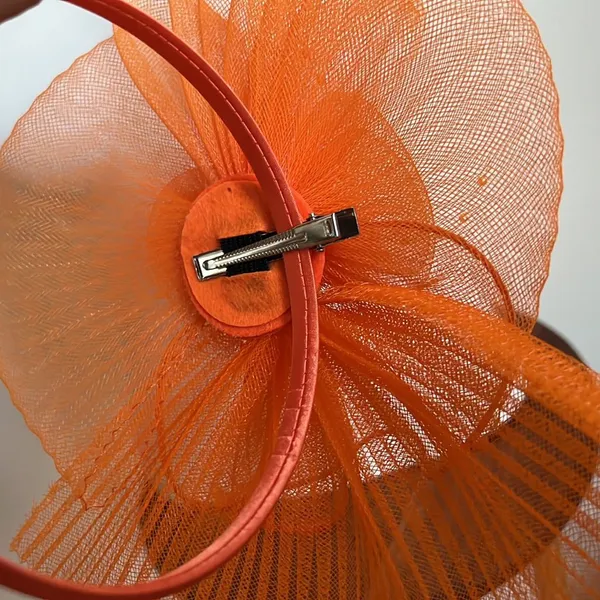 Derby Floral headband, add to a hat. Kentucky Derby piece - Image 4