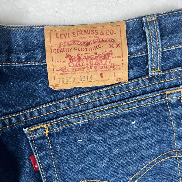 Vintage Womens Levi's 505 Jeans Size 16 Tapered Leg Classic Western Cowgirl - Image 8