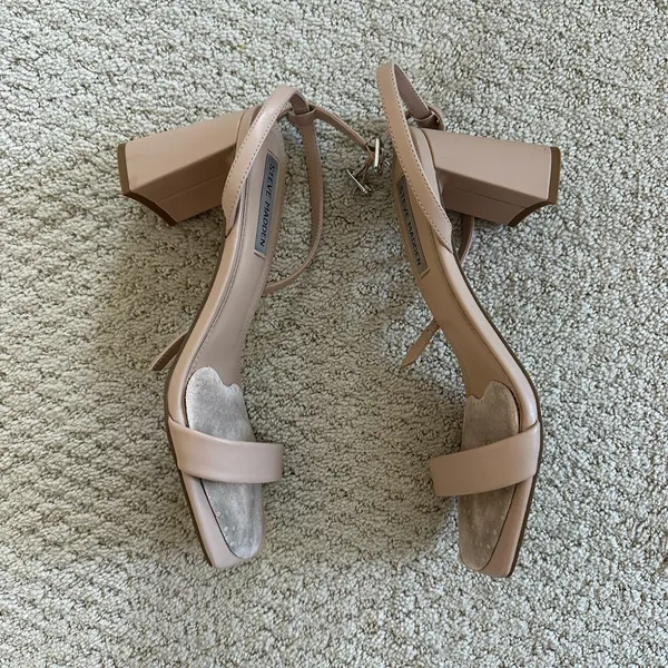 Steve Madden Nude Luxe Strappy Heels - Image 7