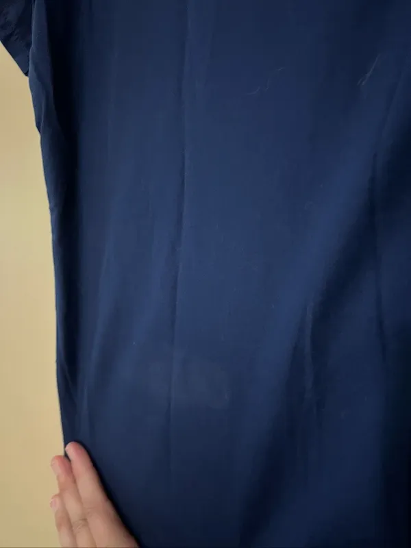 Cherokee Workwear Blue Button Up Scrub Top Size XS Womans - Image 8