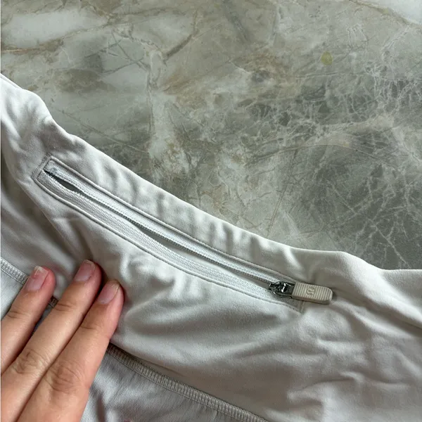 Lululemon Athletica Women's White Athletic Shorts - Image 6