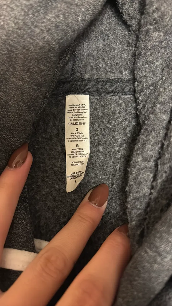 sweatshirt Gray Size L - Image 2
