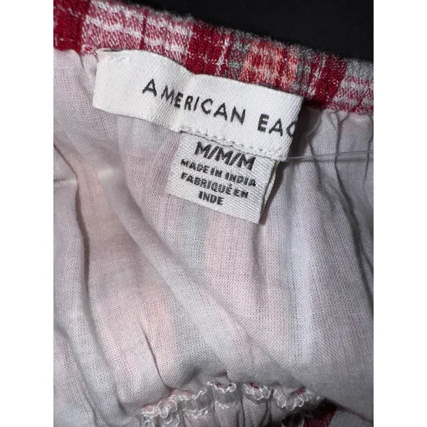 Brand New American Eagle Women's Size Medium Red White Sleeveless Cropped Top - Image 6