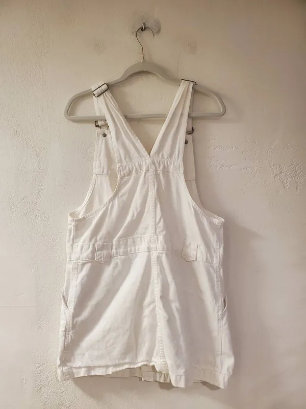We The Free Edie Denim Skirtall in White Large - Image 3