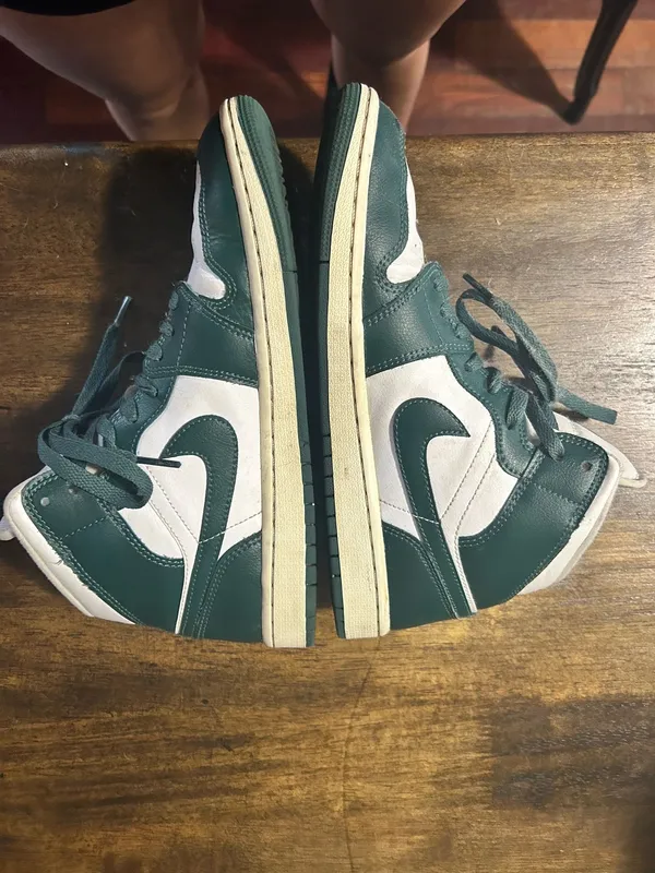 Green Nike Jordan 1 Pine Air Retro - Image 5