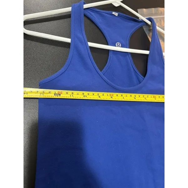 Lululemon Womens Navy Athletic Racerback Tank ABOUT XS - Image 6