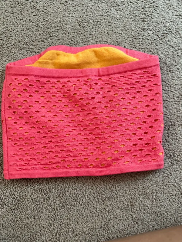 Aerie Top Cropped Tank strapless multi color  - Image 2