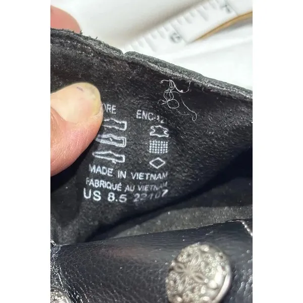 Taos black leather comfort loafers Size 8.5 - Image 10