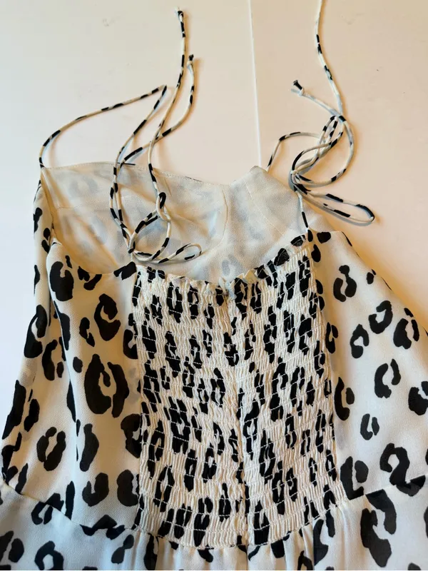 Reformation leopard print Midi Dress - Image 6