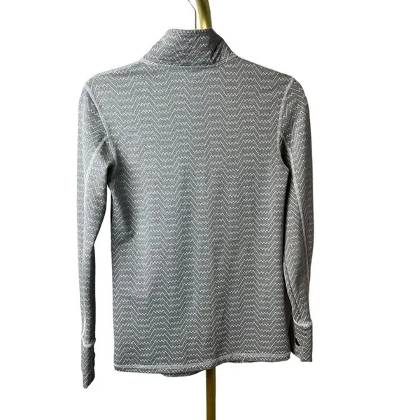 Albion Grey Zig Zag 1/4 Zip Pullover Sz. XS - Image 5