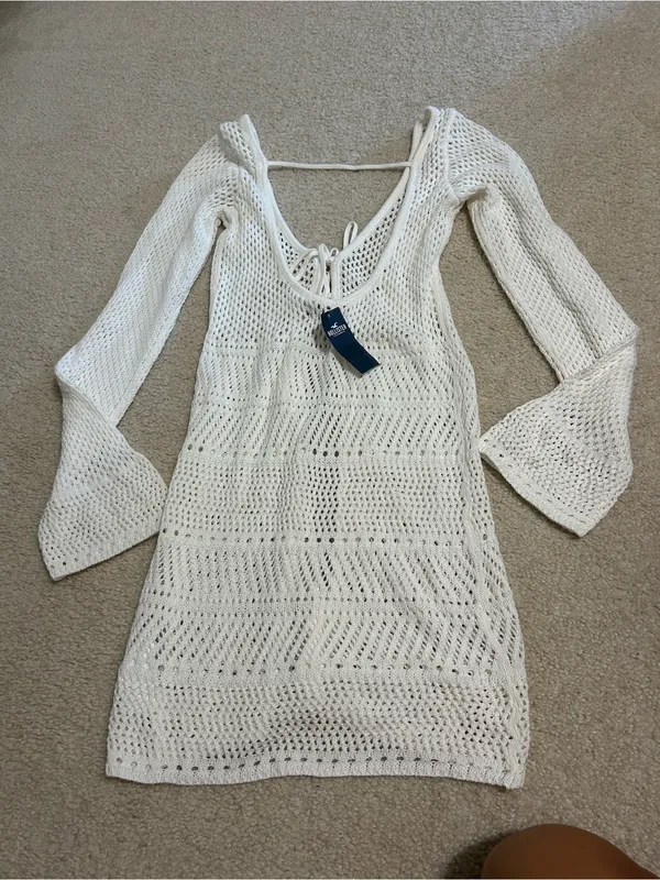 Hollister Crochet Tie-Front Cover-Up - Image 2
