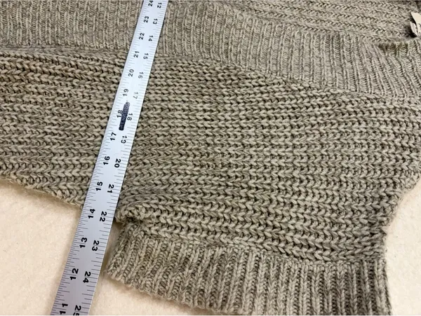 Women’s S Beige Twenty One Open Front Knit Sweater Vest Cardigan - Image 3