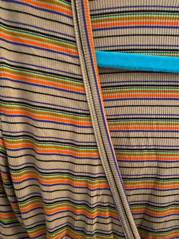 Urban Outfitters Long Sleeve Striped Wrap Top - Image 3