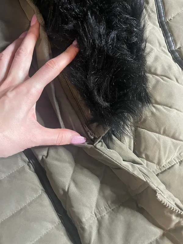 Fitted Puffer Coat - Image 7