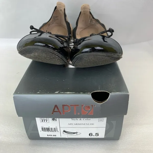 Apt 9 Black/Tan Flats Women’s Size 6.5 - Image 5