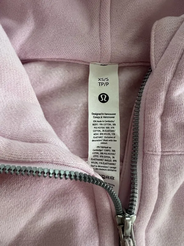 Lululemon Pink Scuba Oversized Half-Zip - Image 5