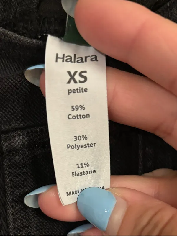 HALARA Flex Mid Rise Pockets Straight Leg Casual Cargo Jeans - Image 5