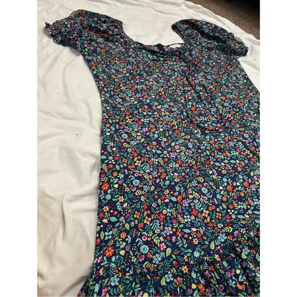 Berrylush Floral Puff Sleeve Mini Dress | Women’s 3XL - Image 4