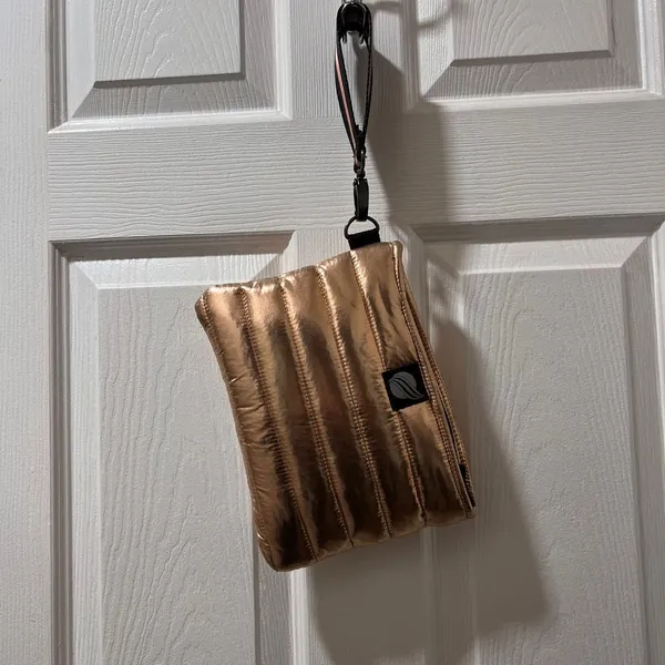 Think Royln Rose Gold Metallic‎ Quilted Wristlet - Image 7