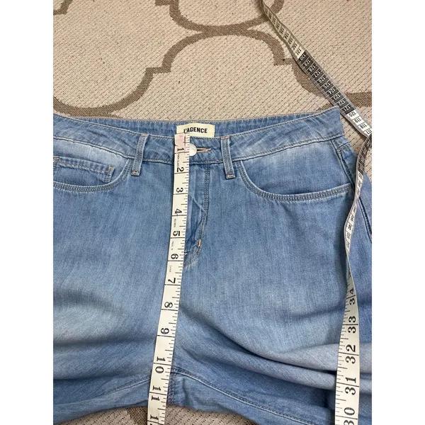 L’Agence Alicent High Rise Wide Leg Havana Blue Jeans, Size 25 - Image 5