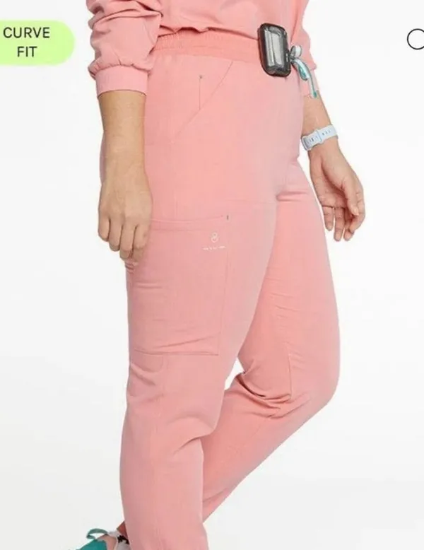 DOLAN Hope 11-Pocket CORE Scrub Jogger Pant in Mauve, Size XXS New w/Tag - Image 2