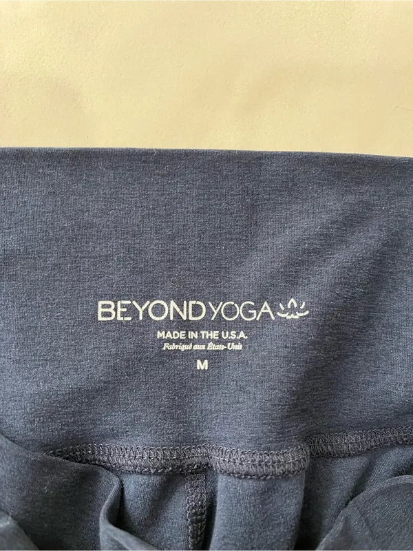 Beyond Yoga Spacedye Midi Jogger w/ Pockets - Nocturnal Navy Medium $110 - Image 6