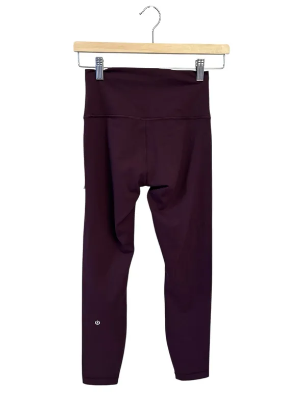 Lululemon Wunder Train High-Rise Tight 25" size 6 Goodnight Plum New with Tags - Image 2