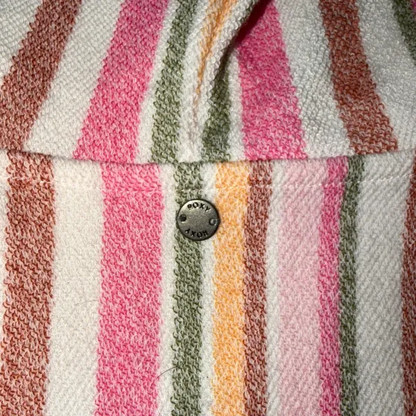 Roxy Pink and Orange Striped Knit - Image 3