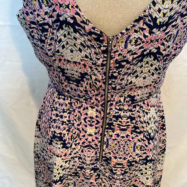 37 NWT One clothing Kaleidoscope dress JUNIOR large Feminine Preppy Scandi Girl - Image 4