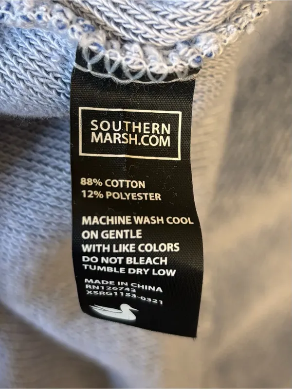Southern Marsh Women’s Sweatshirt Terry Knit Logo Pullover Crewneck Oversized XS - Image 7