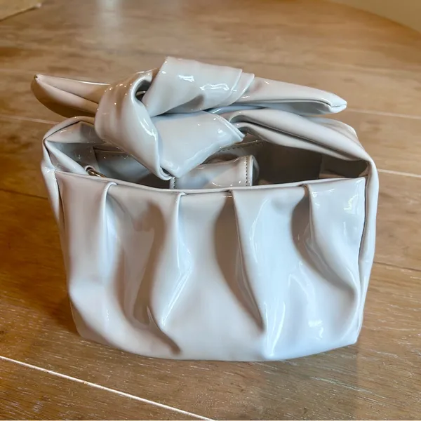 Anthropologie Mini Bag with Modern Pleated Design - Image 2