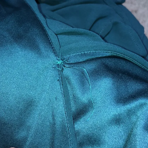 Lulus bridesmaids Thoughts of Hue Emerald Green Surplice Maxi Dress medium​​ - Image 13