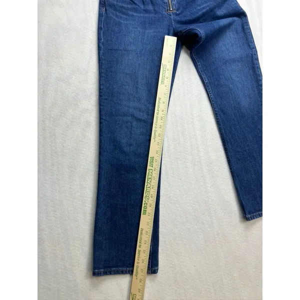 Reformation Jeans Julianna Zip‎ Mid Rise Straight Leg Jeans 26 Organic Cotton - Image 6