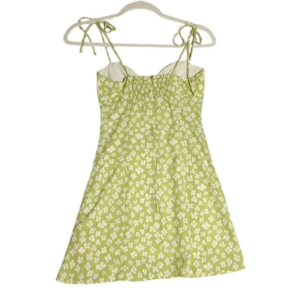 Princess Polly Floral Lime Mini Dress Sz 10 - Image 6